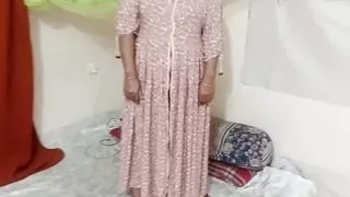 I found my aunty alone in the house and started fucking her