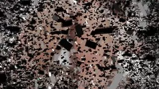 teen teasing smoke and spitting