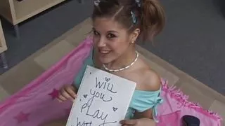 Horny 18 Year Old Teen Topanga Wants to Play