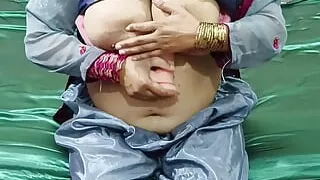 Hot Desi Shilpa Bhabhi Pressing Her Big Boobs and Masturbating by Dildo