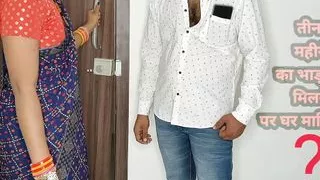 Komal's husband has not paid the rent for three months.