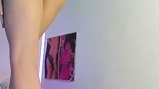 camel toe in panty shorts teasing