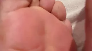 Showing of my dirty feet