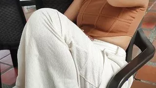 She shows me her tits in public and I don't hesitate to give her a good fuck