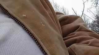 Cock, balls, and taint in the winter cold compilation