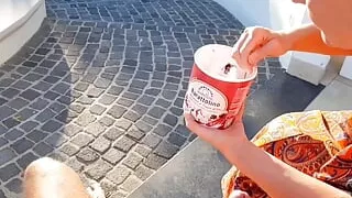 Selena's Sexy Outdoor Oral Games