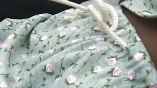 Outdoors action with perfect ebony slut