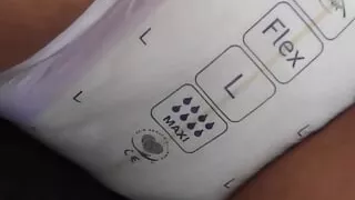 Peeing in diaper