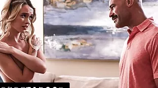 PURE TABOO Strict Stepdad Tries To Teach Slutty Stepdaughter Khloe Kingsley A Lesson