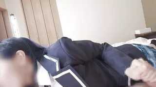 School uniform cosplaying raw sex video