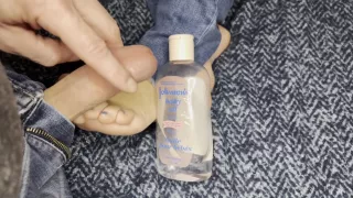 My Bruno Works Hard For This Massive Baby Oiled Cumshot !!!!