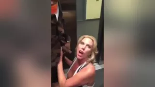 White Milf Blowing In Public