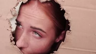 Tiny Russian Redhead Gets a Messy Creampie Packed in Her Pussy