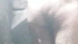 Nanga munda in bathroom shower time