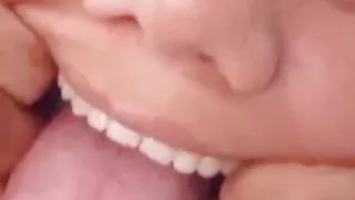Girlfriend deepthroat blowjob
