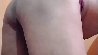 Shemale showing off lingerie