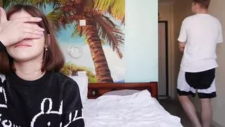 Popular online game turns into sex between stepbrother and stepsister during vlog