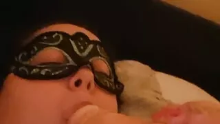bbw big hairy pussy gets licked and fucked with her toy