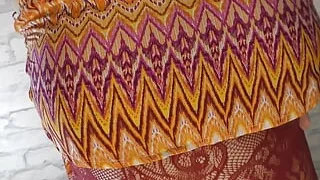 Busty slutty wife teasing you with her big boobs and hairy pussy - Milky Mari