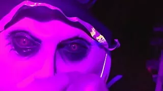 Gothic Handjob  Halloween style , for little dick on blacklight