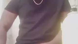 Showing  off my huge dick print