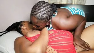 Two juicy amateur babes playing with each other.