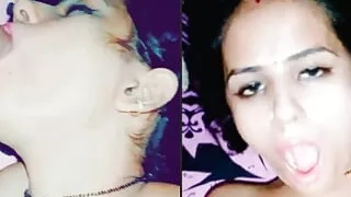 My sister latika sucking my cock hard