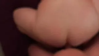 Birdseye view and POV doggy style and cum up the bum