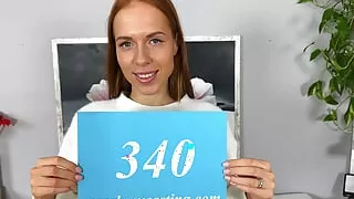 Sexy ginger Holly Molly came to the Czech casting