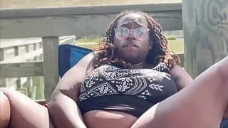 Nookiescookies Fucked Her Pussy on a Fishing Pier