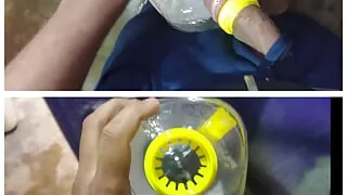 Masterbat a Transparent botal verry dangerous