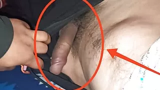Wow Straight Friend big monster cock I touch first time