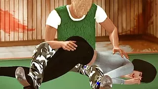 Indian Student  Sex With School Girlfriend sports club - Custom Female 3D