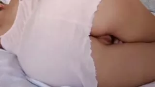 Wet pussy masturbation in lingerie