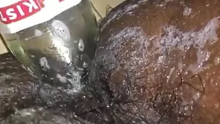 Sri lankan boy with kist bottel