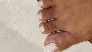 Fucking with the camera filming only the feet 4
