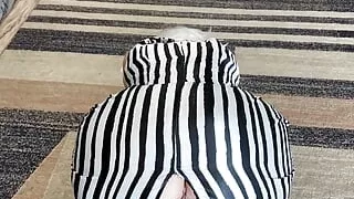 The strict stepmom was tired and decided to relax at home with anal sex with her stepson