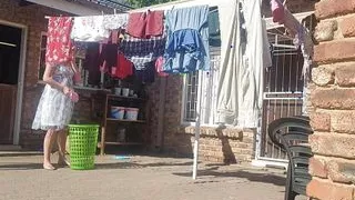 Wife fucking neigbor outdoor fucking