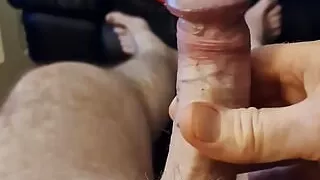 Just a bit of my early morning oily wank