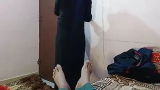 Muslim Girlfriend ko Boyfriend ne aske gar par Jake choda