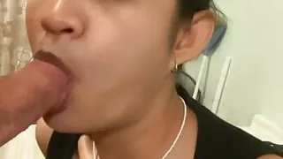 Delia Sugar Cum Covered in After Blowjob