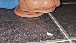 Big dildo 32cm... Training