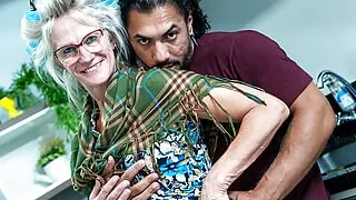 real 67 Years old grandma rough anal fucked