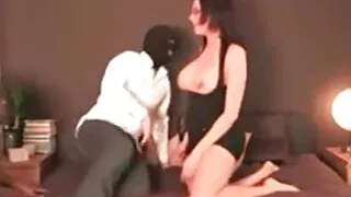 Cuckold husband watching BBC nailing his wife