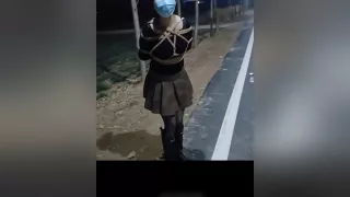 Bitch Tied Up Hanging Out