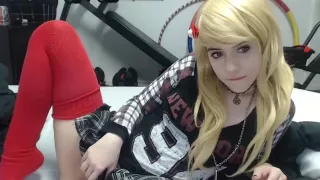 Amateur Blonde Teen Girlfriend Toyed And Facialized