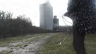 sounding transgenre outdoors lingerie sissy 4