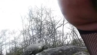 sounding transgenre outdoors lingerie sissy 2