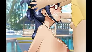 Marine Cumslut Tashigi Is Heavily Addicted to Deepthroating Pirate Cock