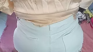 My ass pluged in shorts